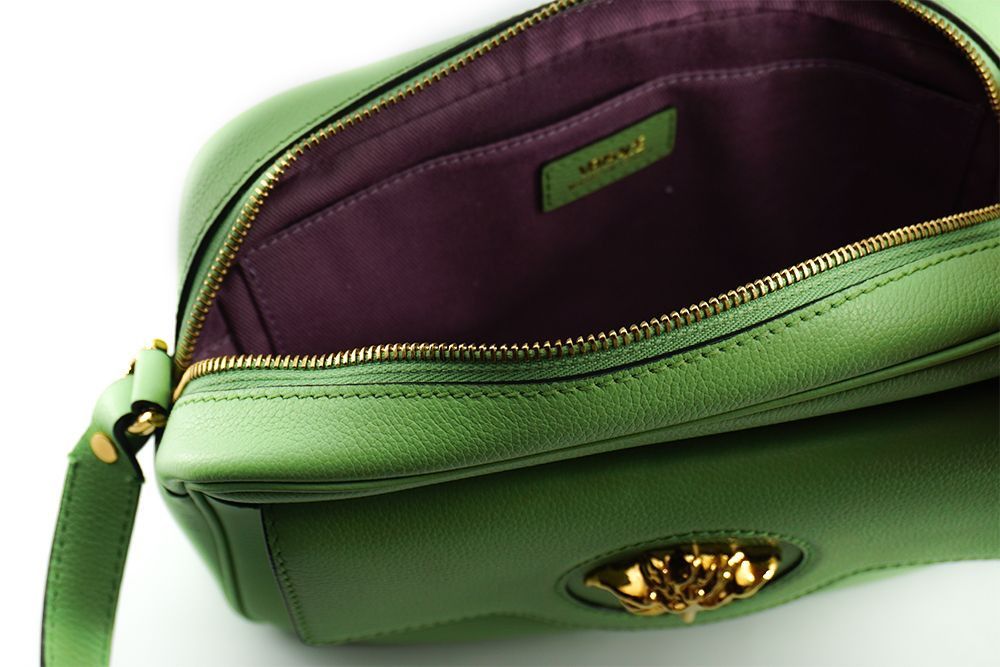 Versace Elegant Mint Green Leather Camera Case Women's Bag Size ONE SIZE - 4 Thumbnail