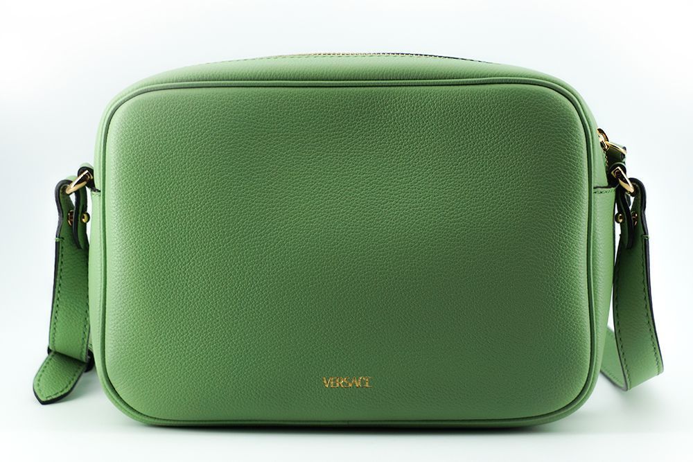 Versace Elegant Mint Green Leather Camera Case Women's Bag Size ONE SIZE - 2 Thumbnail