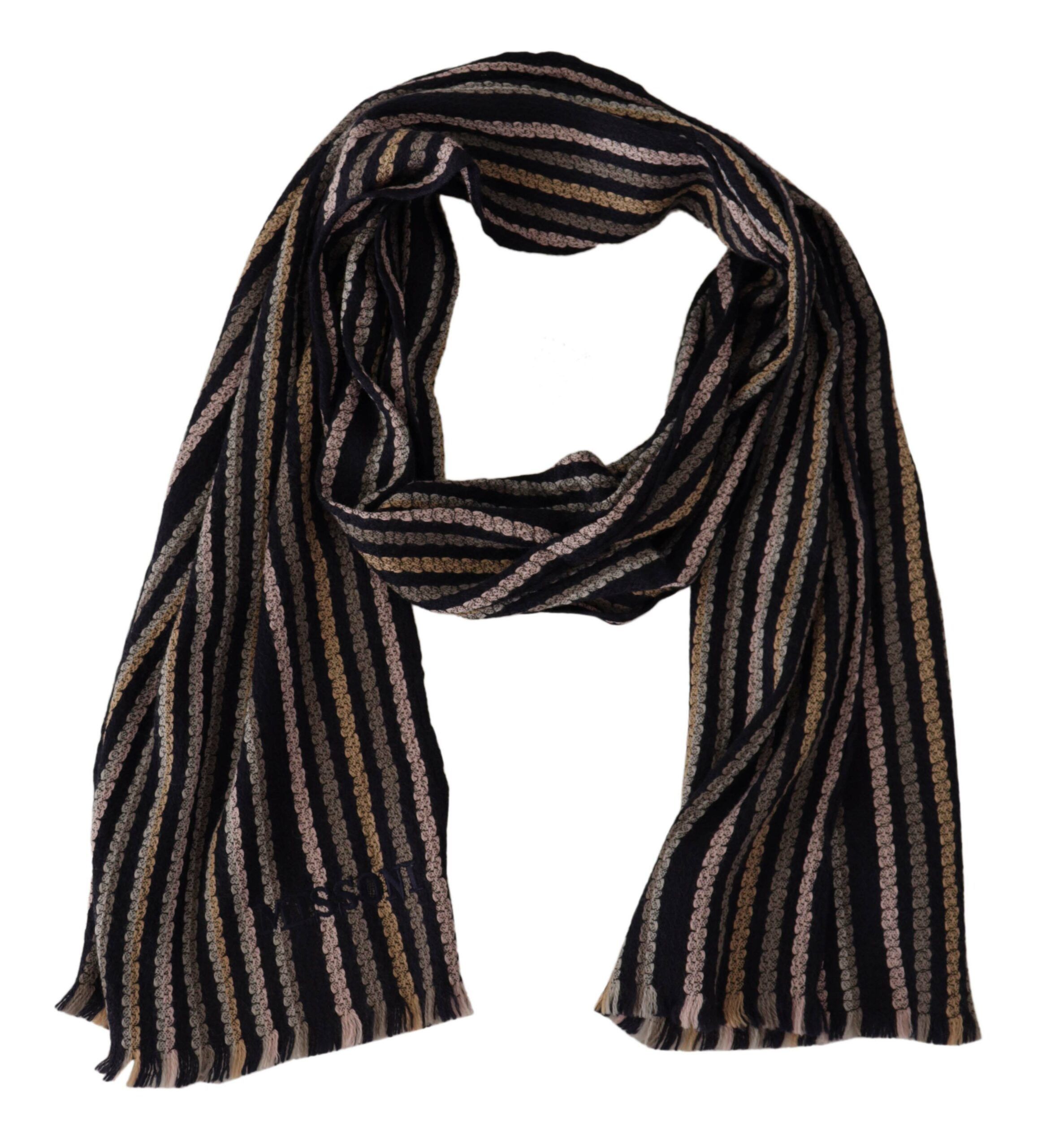 Missoni Authentic Multicolor Wool Mens Men's Scarf Size ONE SIZE - 3 Thumbnail