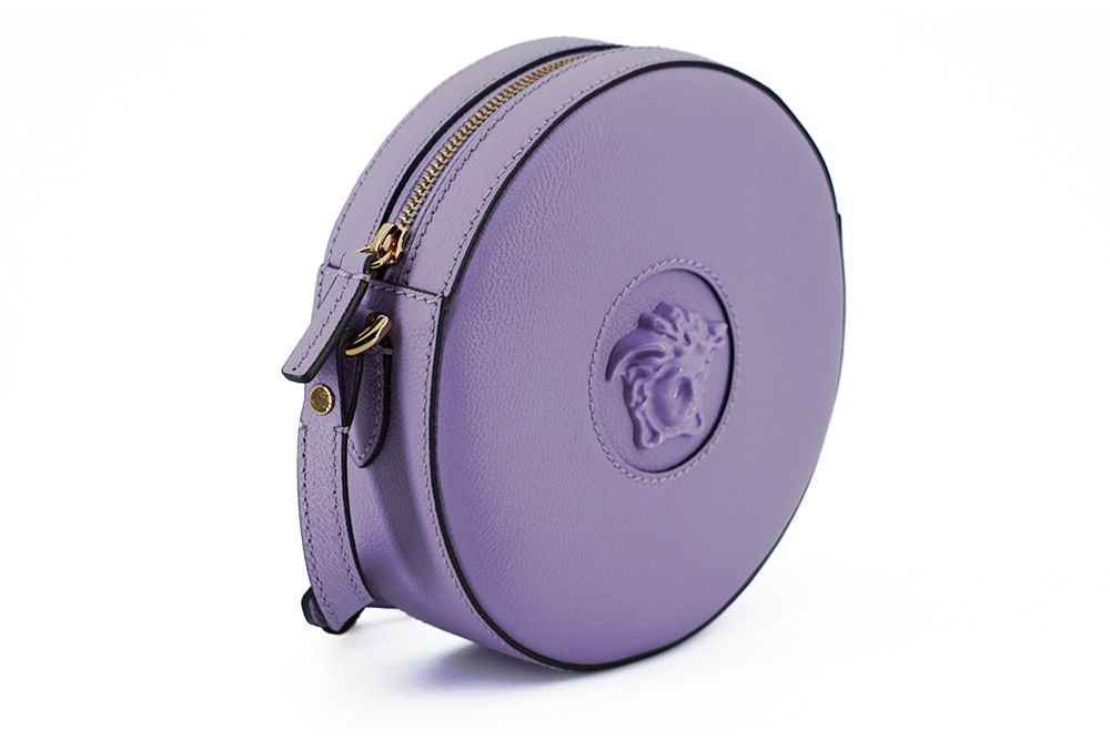 Versace Elegant Purple Round Shoulder Women's Bag Size ONE SIZE - 3 Thumbnail