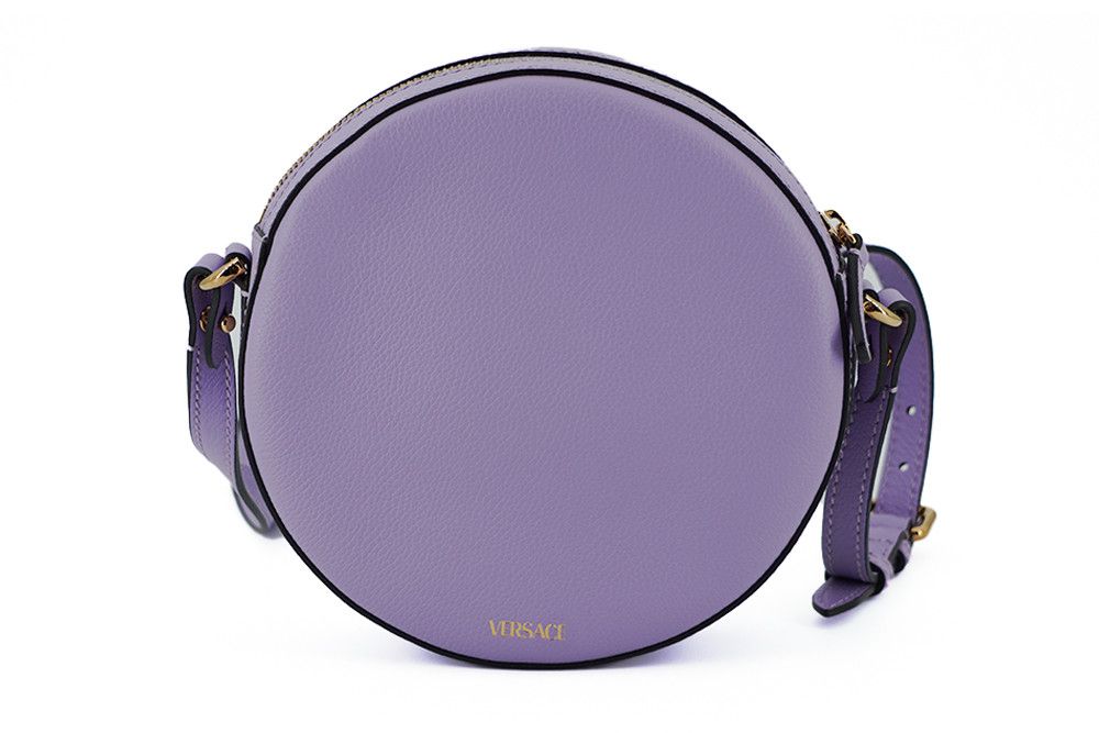 Versace Elegant Purple Round Shoulder Women's Bag Size ONE SIZE - 2 Thumbnail