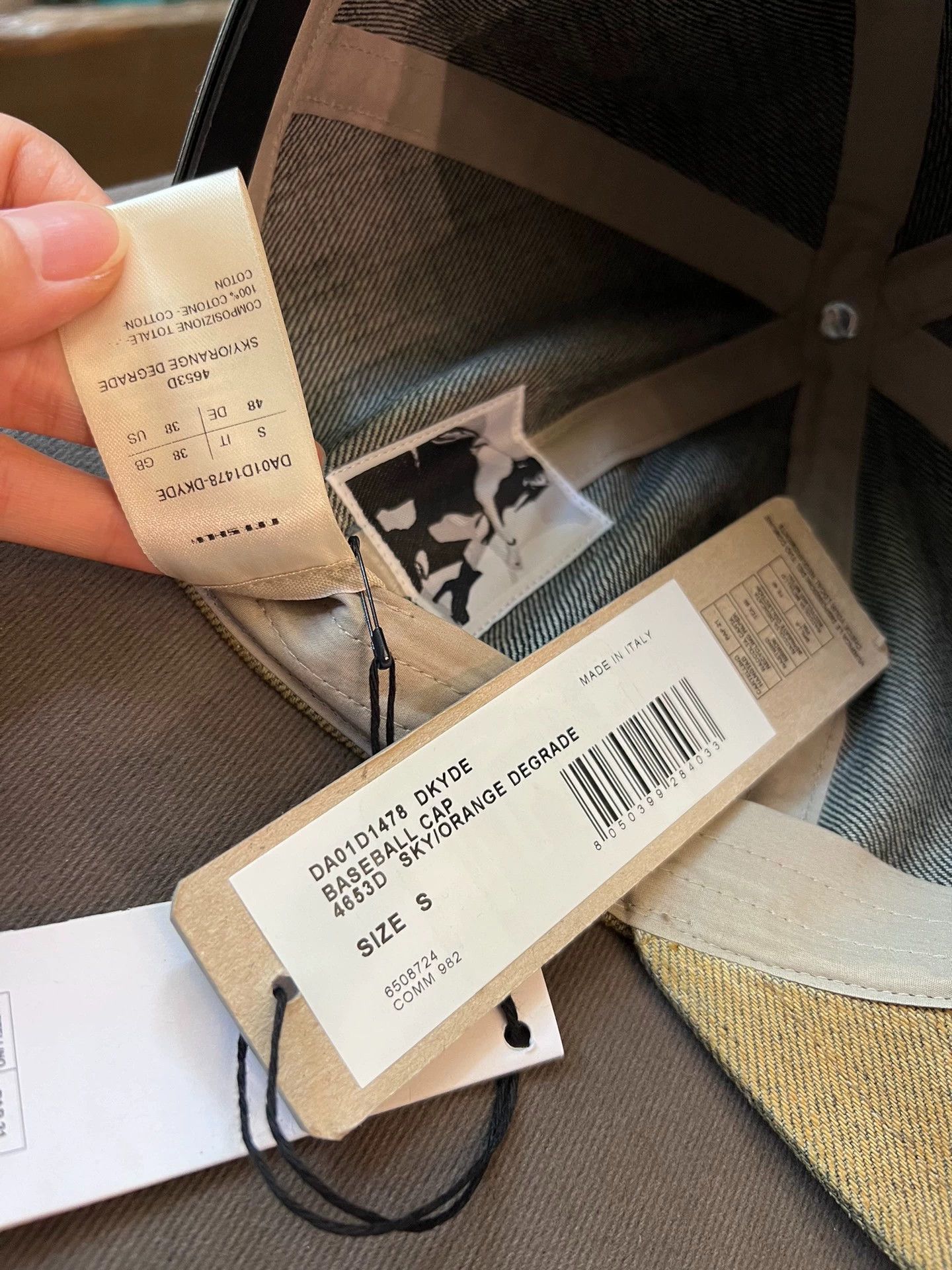 Rick Owens Rick Owens 24s two-color gradient baseball cap -DMC Size ONE SIZE - 4 Thumbnail