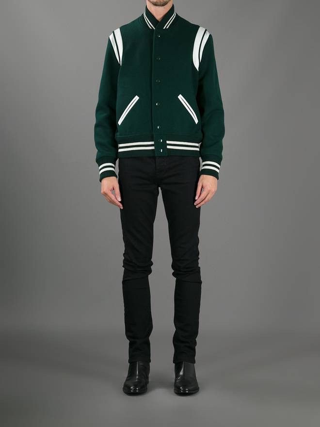 Saint laurent teddy on sale green