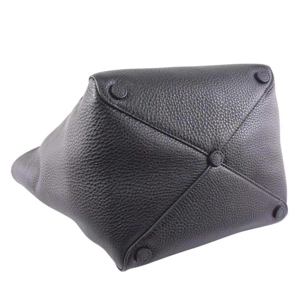 Prada Black Leather Handbag (Pre-Owned) Size ONE SIZE - 3 Thumbnail