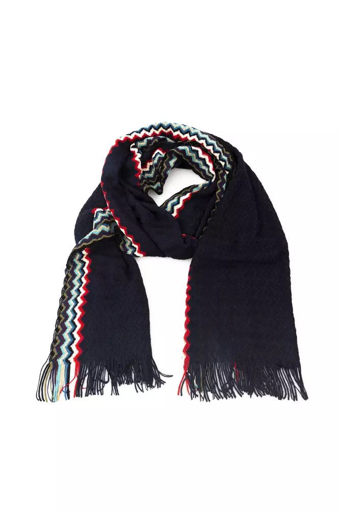 Missoni Black Wool Men Men's Scarf Size ONE SIZE - 3 Thumbnail