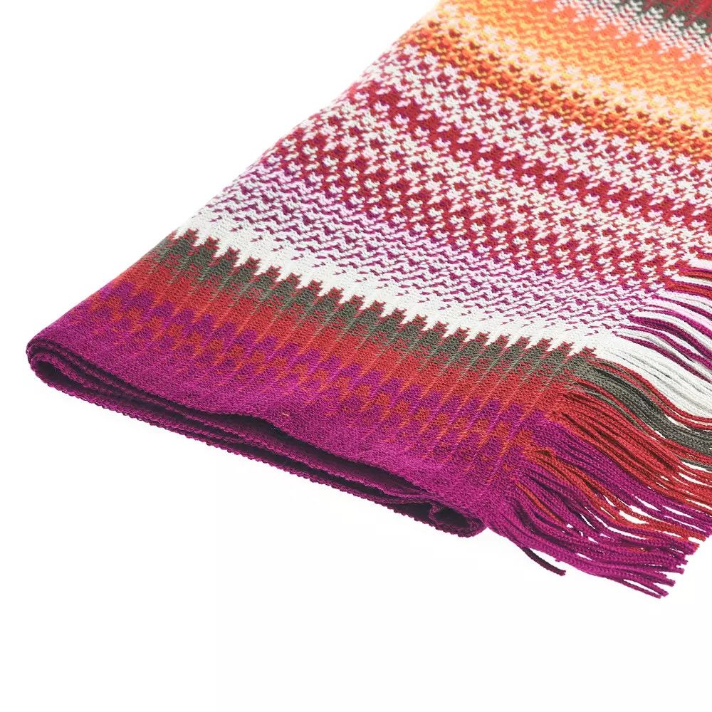 Missoni Multicolor Wool Men Men's Scarf Size ONE SIZE - 3 Thumbnail