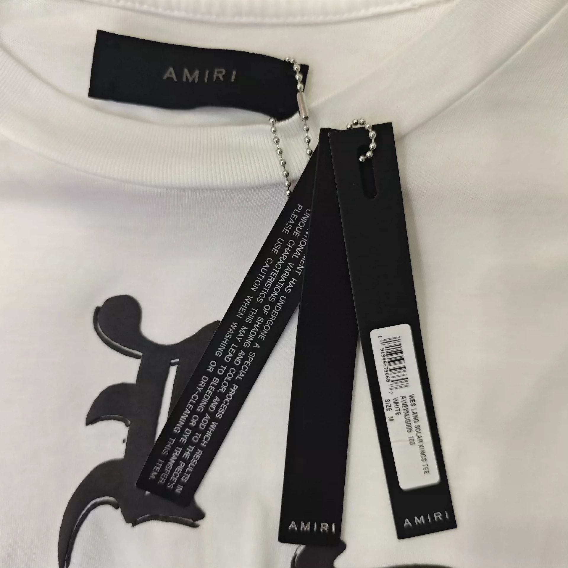 Amiri Amiri wes lang artist co-branded Skull Short Sleeve Shirt -DMC Size US M / EU 48-50 / 2 - 5 Thumbnail