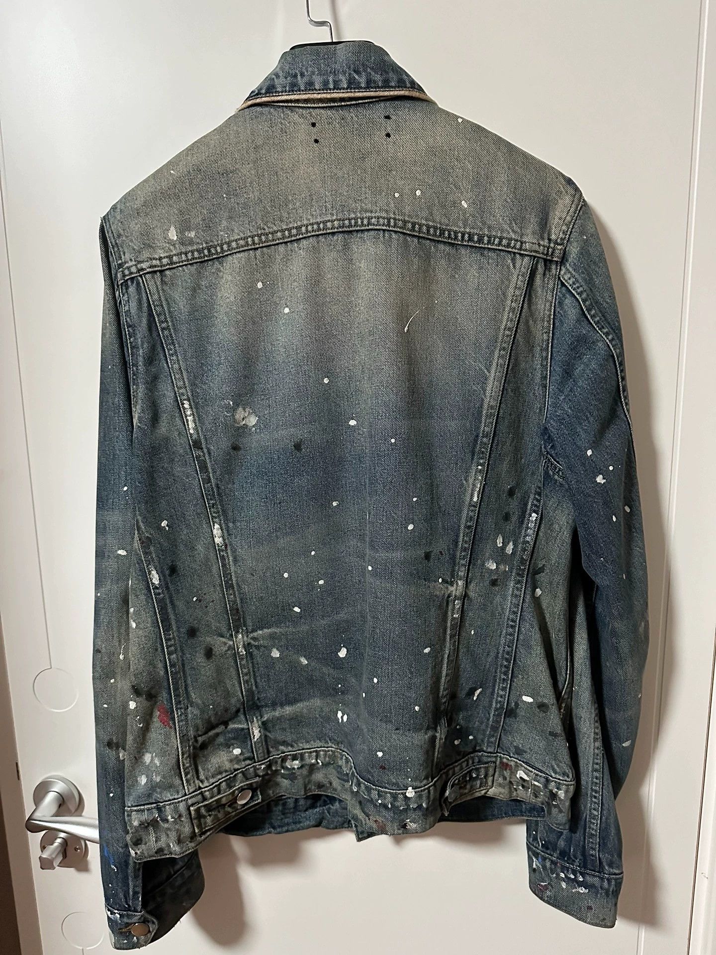 Amiri Amiri splash-ink graffiti denim jacket - -DMC Size US L / EU 52-54 / 3 - 2 Thumbnail