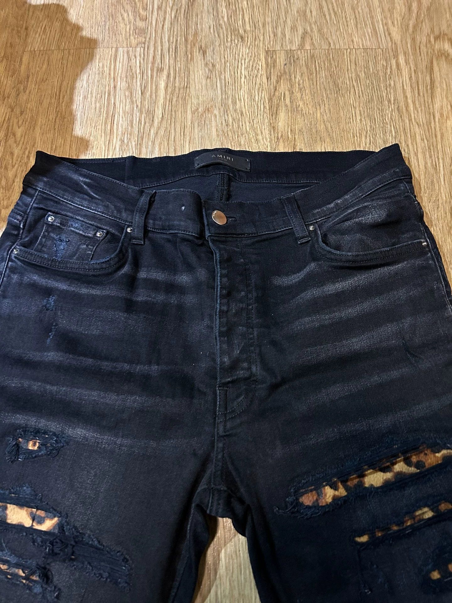 Amiri Amiri mx1 Leopard jeans - -DMC Size US 34 / EU 50 - 5 Thumbnail