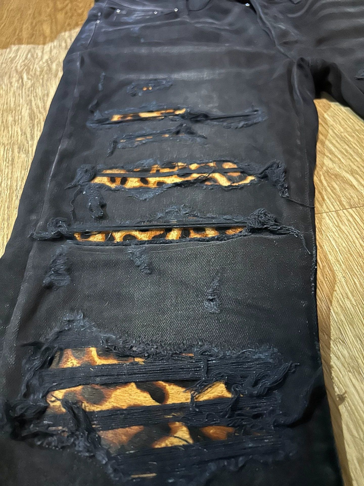 Amiri Amiri mx1 Leopard jeans - -DMC Size US 34 / EU 50 - 4 Thumbnail