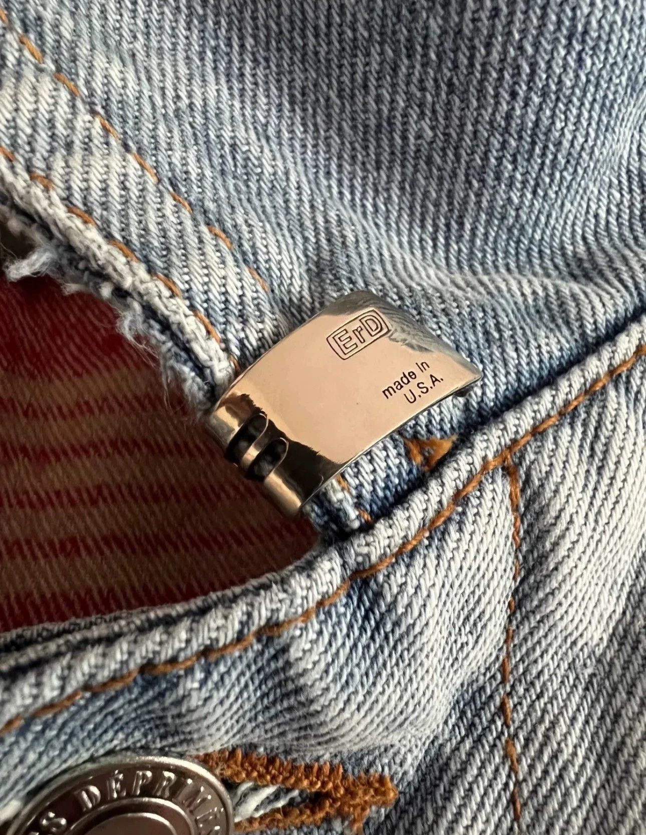 Enfants Riches Deprimes Enfants Riches Deprimes Worn Denim Jacket -DMC Size US XL / EU 56 / 4 - 5 Thumbnail