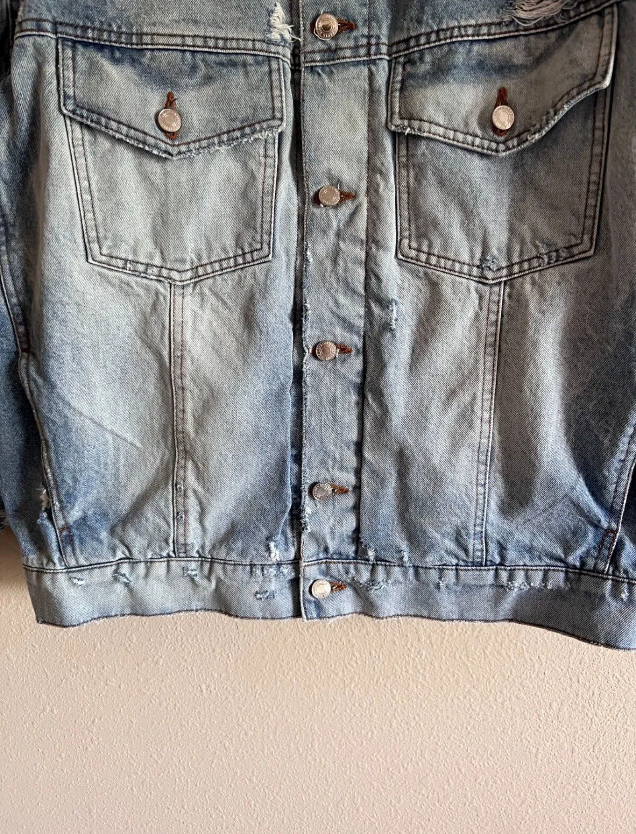 Enfants Riches Deprimes Enfants Riches Deprimes Worn Denim Jacket -DMC Size US XL / EU 56 / 4 - 4 Thumbnail
