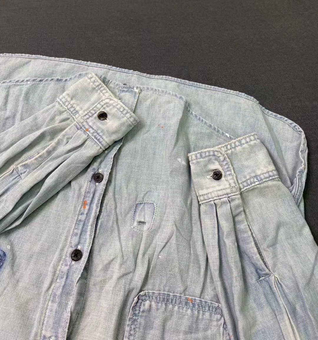Kapital Kapital Vintage Wash To Do Old Embroidered Shirt Jacket -DMC Size US S / EU 44-46 / 1 - 6 Thumbnail