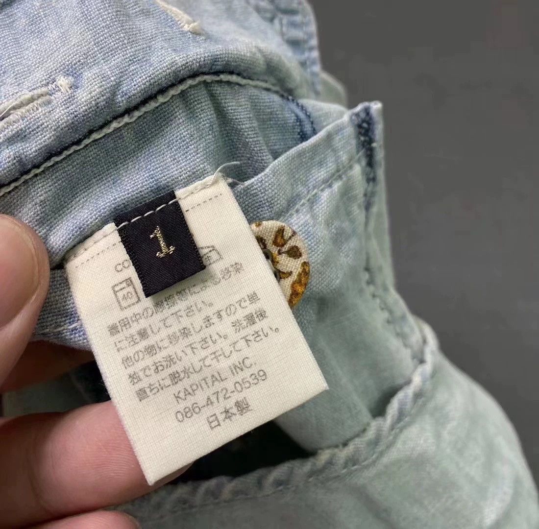 Kapital Kapital Vintage Wash To Do Old Embroidered Shirt Jacket -DMC Size US S / EU 44-46 / 1 - 9 Thumbnail