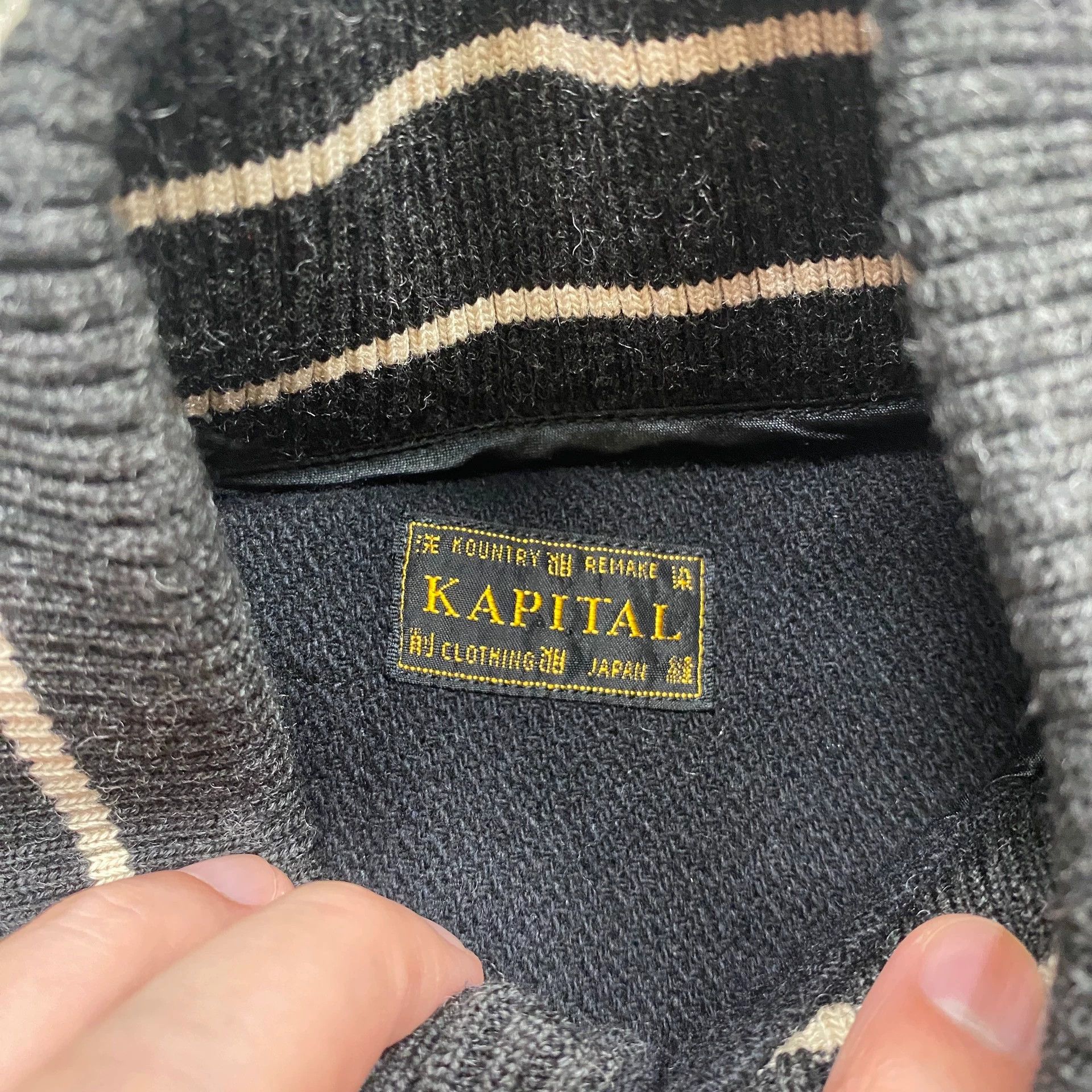 Kapital Kapital Hirata And Hiroshi Split Leather Baseball Coats -DMC Size US S / EU 44-46 / 1 - 3 Thumbnail