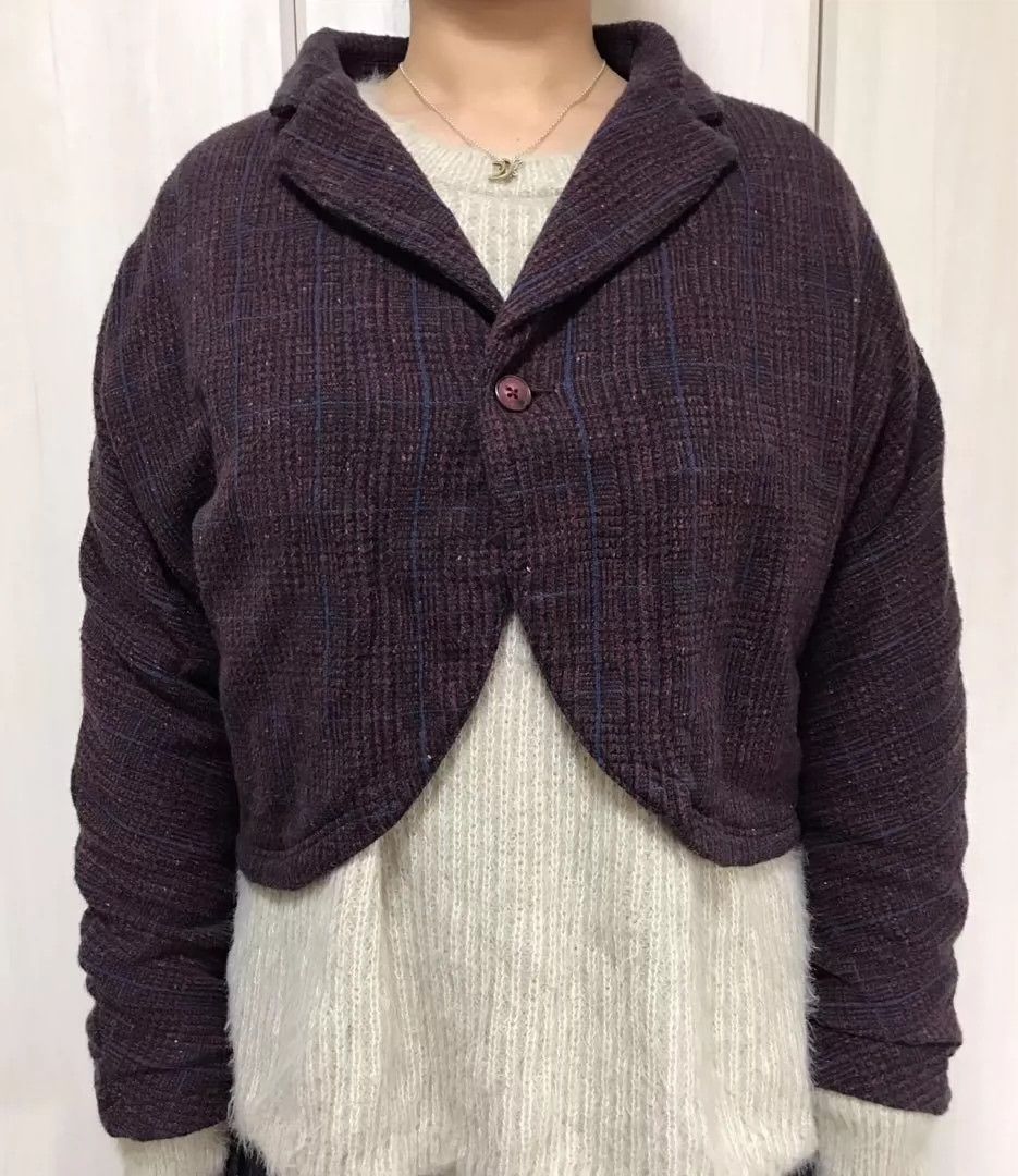 Kapital Kapital Tweed Plain Knit Bat Jacket Jacket - -DMC Size US S / EU 44-46 / 1 - 8 Thumbnail