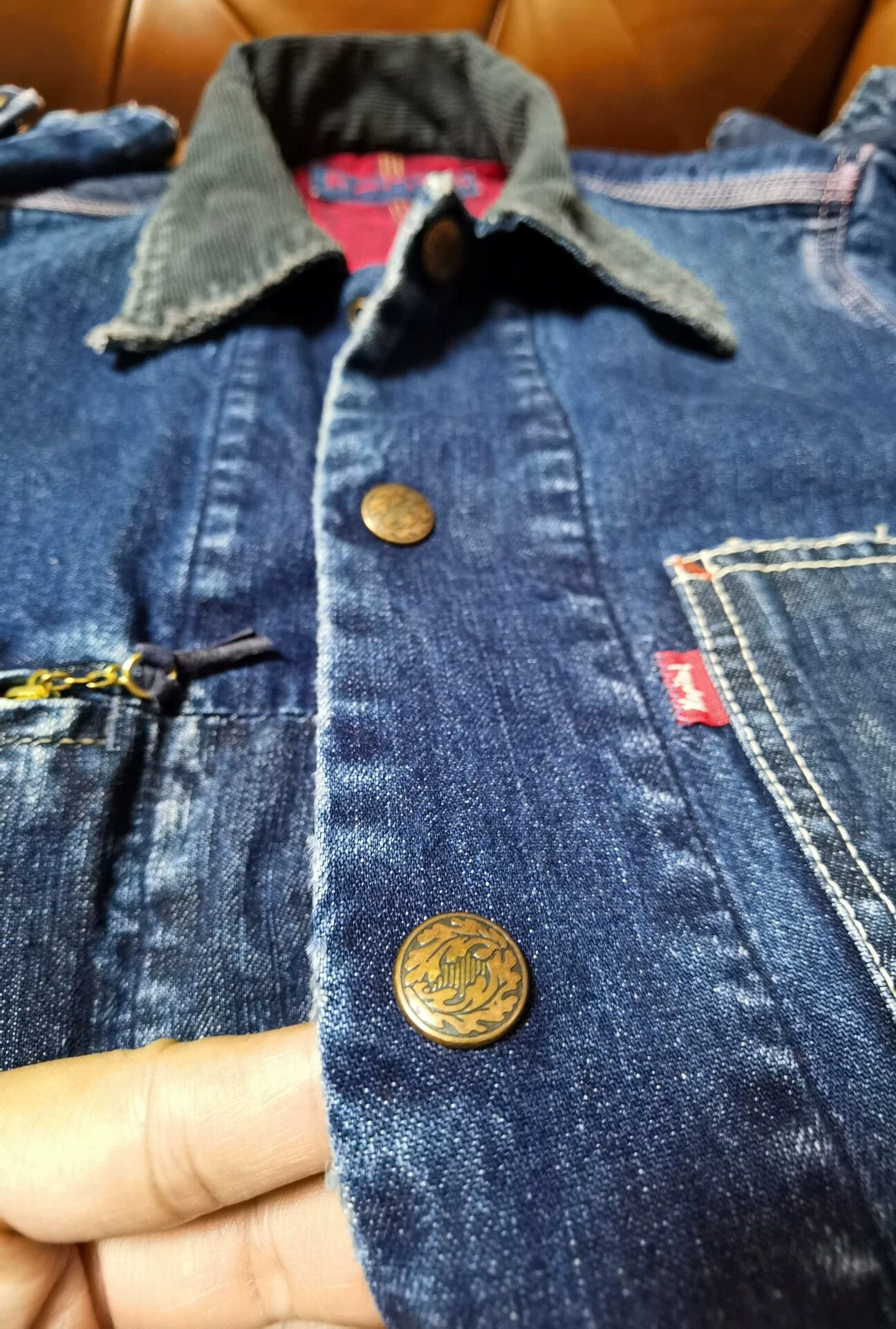 Kapital Kapital Cargo Denim Jacket Jacket - -DMC Size US S / EU 44-46 / 1 - 4 Thumbnail