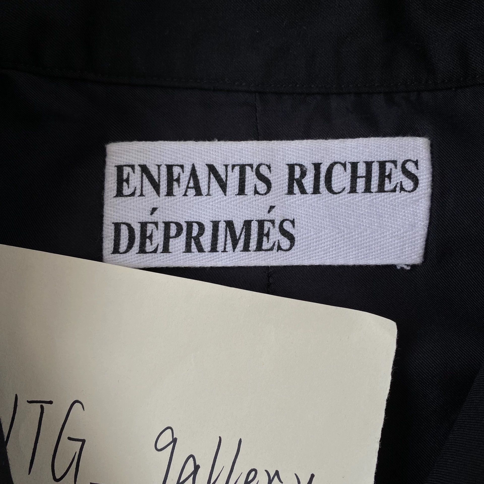 Enfants Riches Deprimes Enfants Riches Deprimes ERD 17Fw Fallen Street Lapel Jacket -DMC Size US L / EU 52-54 / 3 - 6 Thumbnail