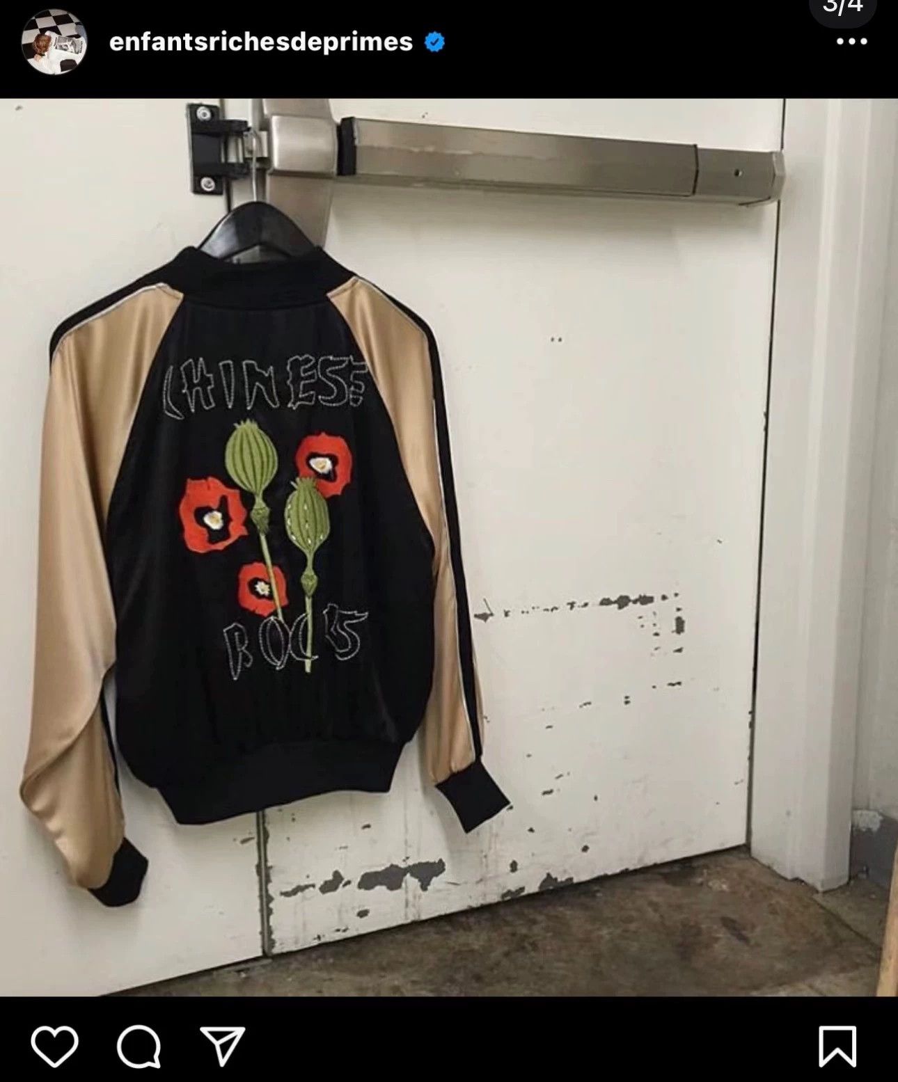 Enfants Riches Deprimes Enfants riches deprimes 16ss Embroidered Jacket -DMC Size US S / EU 44-46 / 1 - 8 Thumbnail