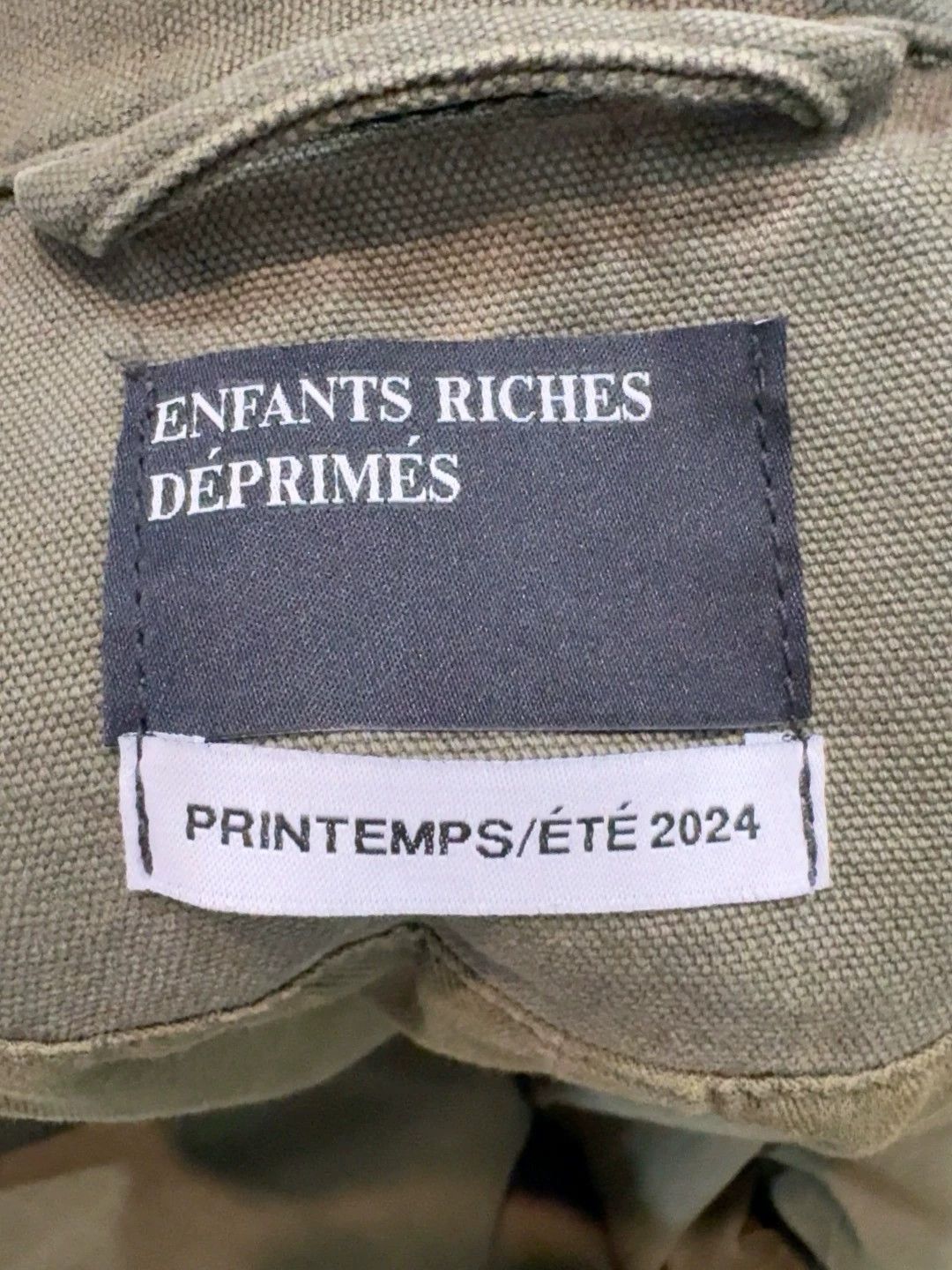 Enfants Riches Deprimes Enfants Riches Deprimes army green old collar jacket -DMC Size US XL / EU 56 / 4 - 9 Thumbnail