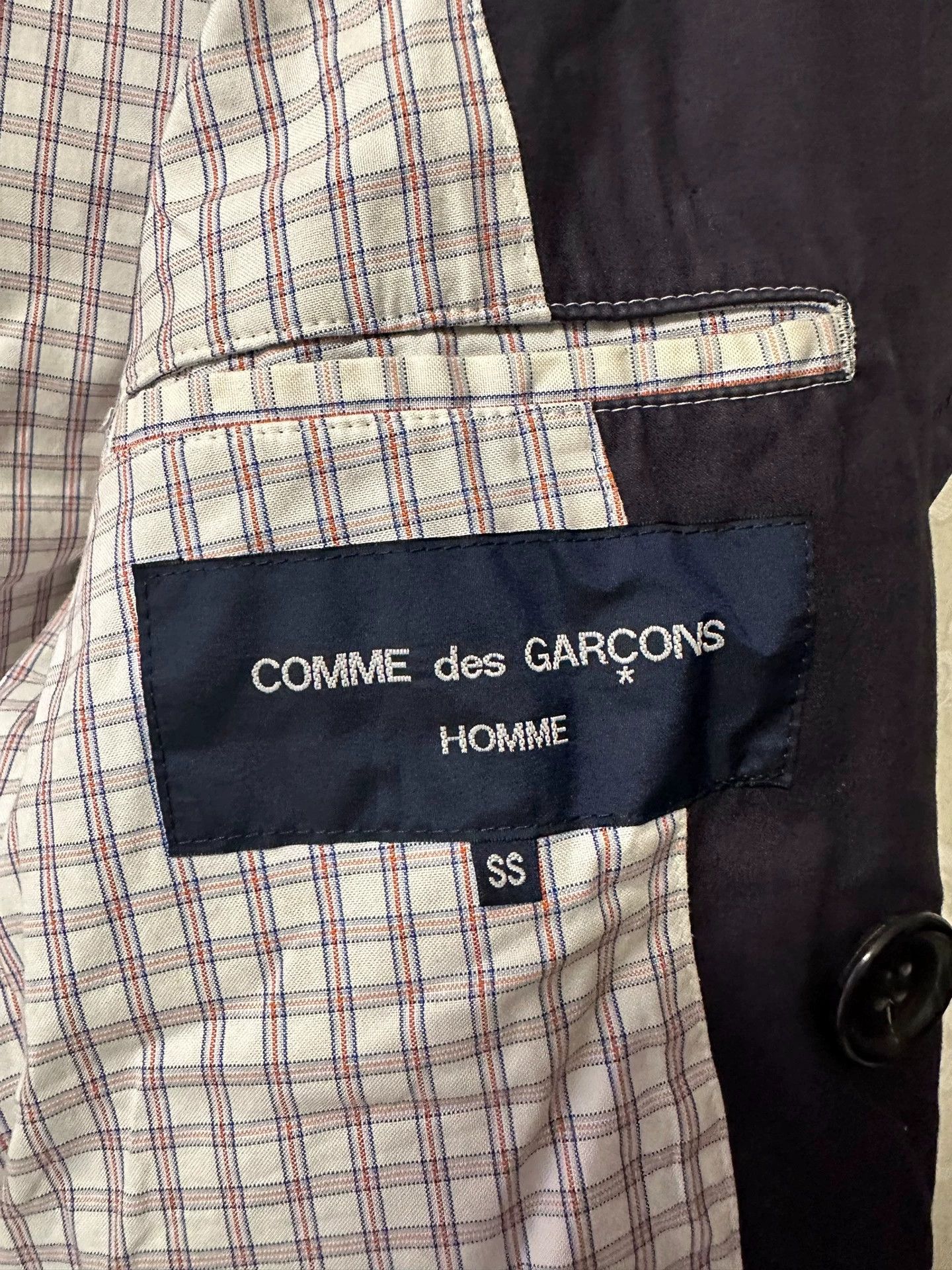Comme des Garcons Comme Des Garcons Navy blue windbreaker jacket -DMC Size US XS / EU 42 / 0 - 4 Thumbnail