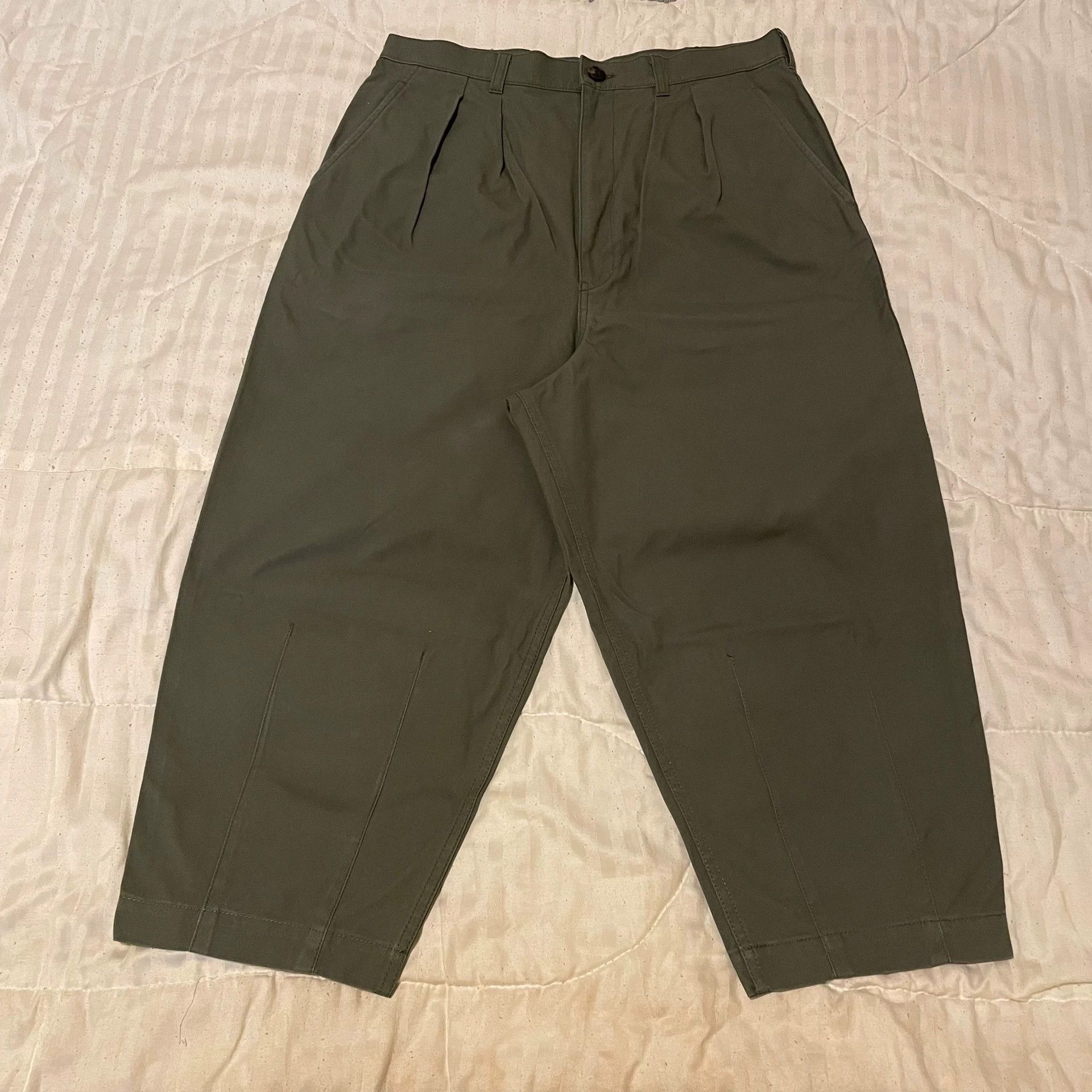 Comme des Garcons Comme Des Garcons Military green casual cropped pants -DMC Size US 30 / EU 46 - 2 Thumbnail