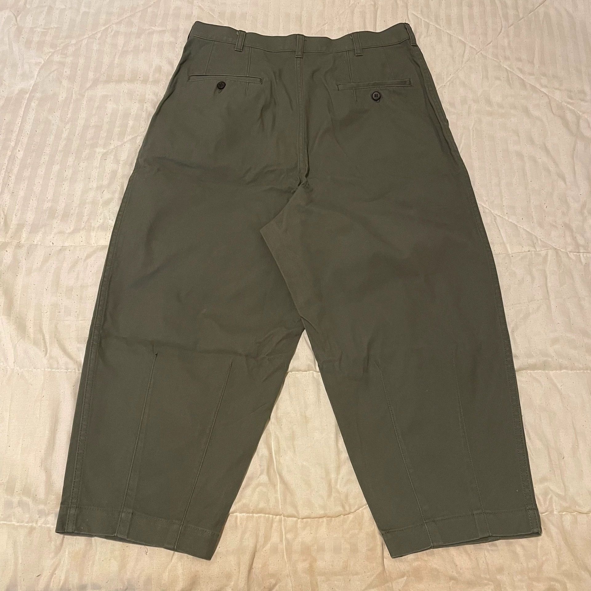 Comme des Garcons Comme Des Garcons Military green casual cropped pants -DMC Size US 30 / EU 46 - 3 Thumbnail