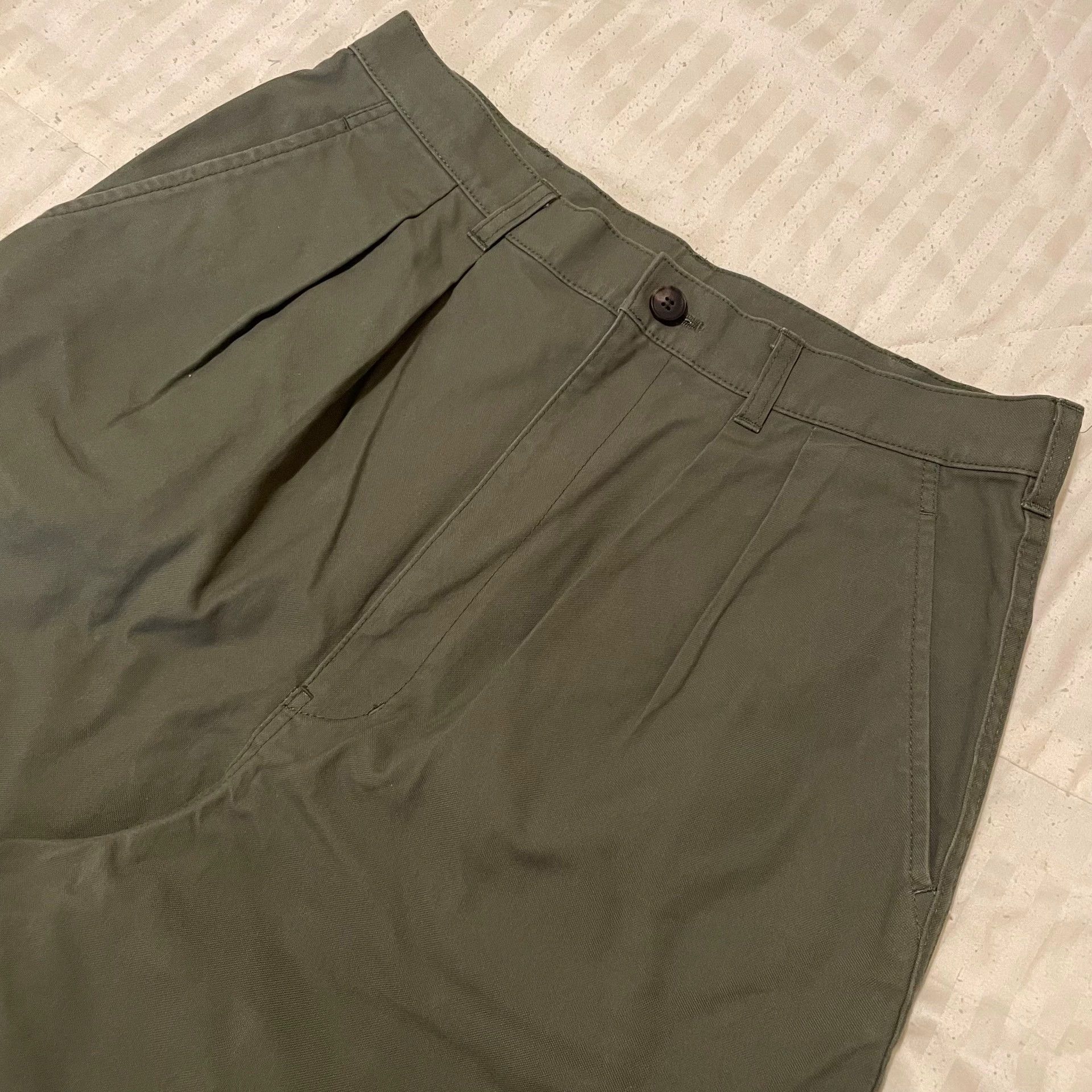 Comme des Garcons Comme Des Garcons Military green casual cropped pants -DMC Size US 30 / EU 46 - 5 Thumbnail