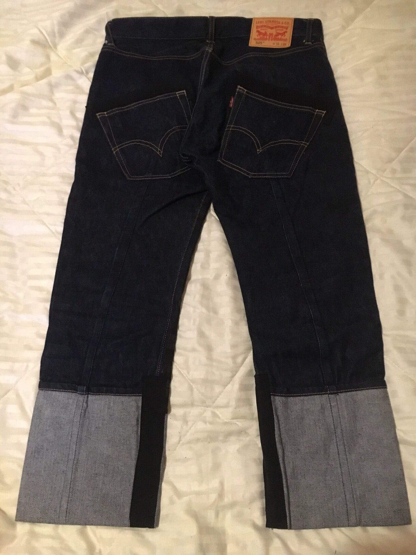 Comme des Garcons Comme Des Garcons Patchwork slim fit jeans -DMC Size US 32 / EU 48 - 2 Thumbnail