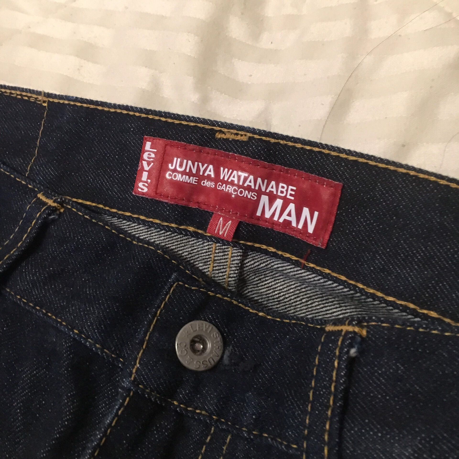 Comme des Garcons Comme Des Garcons Patchwork slim fit jeans -DMC Size US 32 / EU 48 - 3 Thumbnail