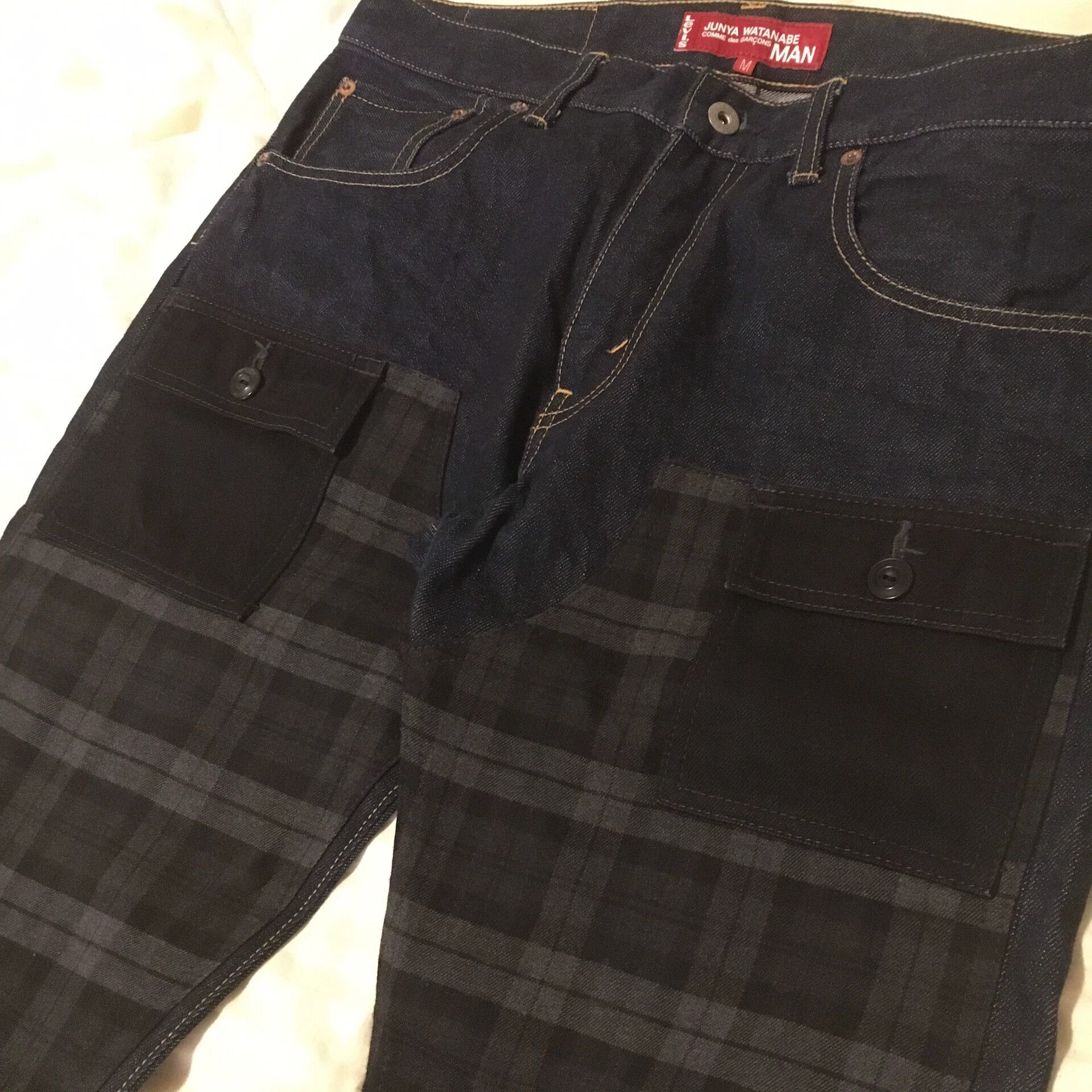 Comme des Garcons Comme Des Garcons Patchwork slim fit jeans -DMC Size US 32 / EU 48 - 4 Thumbnail