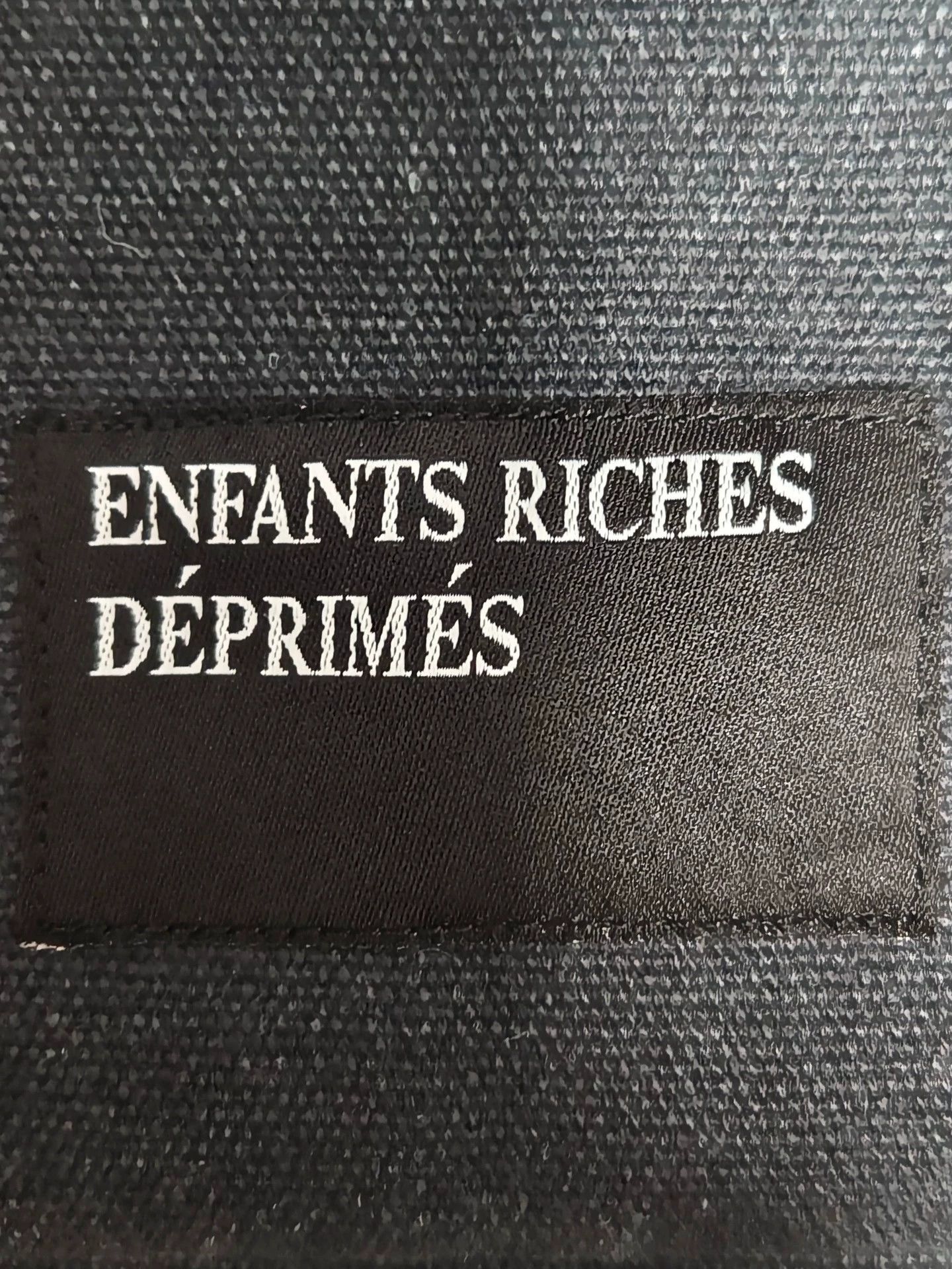 Enfants Riches Deprimes Enfants Riches Deprimes boy slogan washed canvas tote bag -DMC Size ONE SIZE - 6 Thumbnail