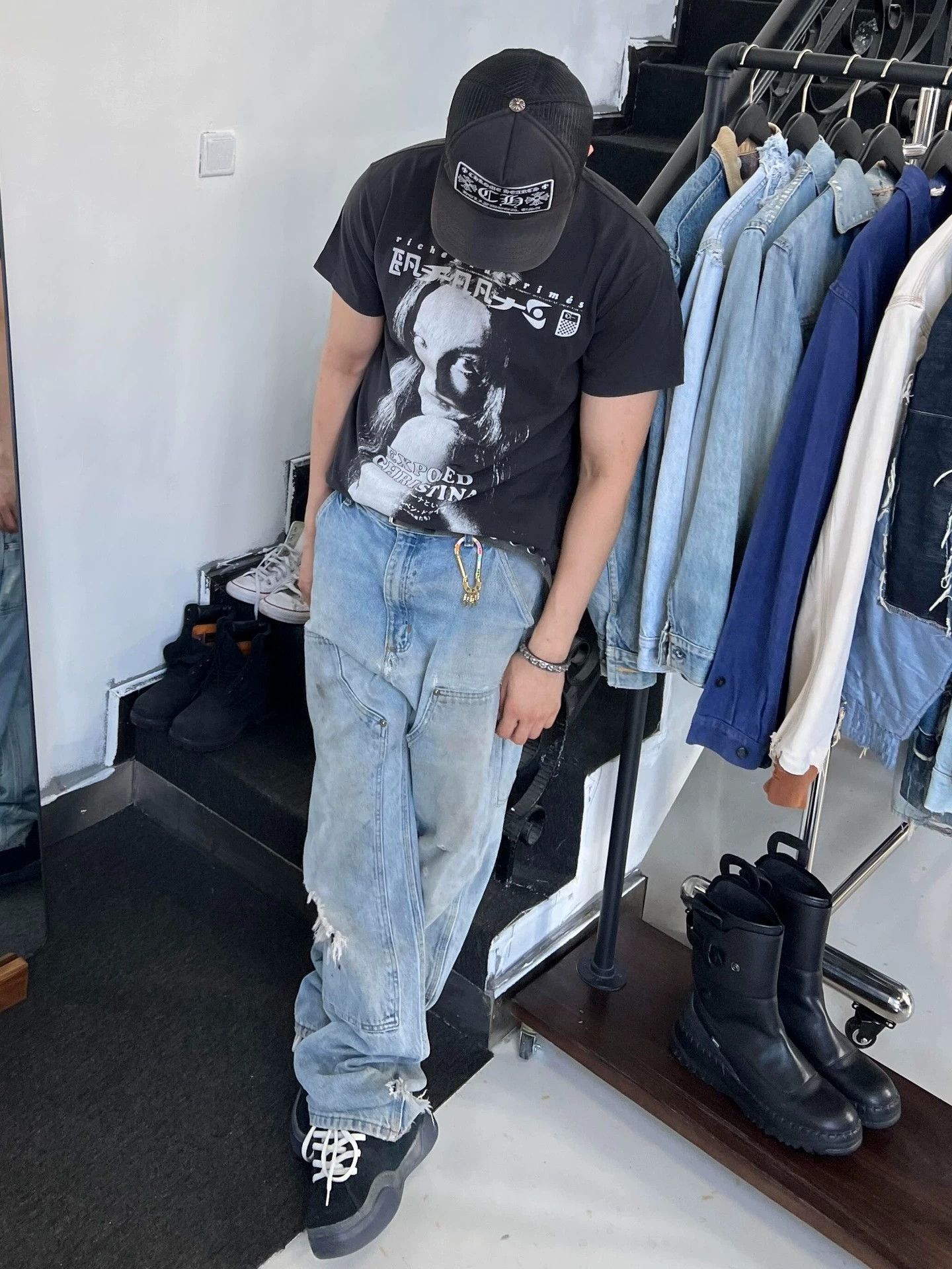 Enfants Riches Deprimes Enfants Riches Deprimes ERD 24ss Exposed Christina shirt -DMC Size US L / EU 52-54 / 3 - 6 Thumbnail