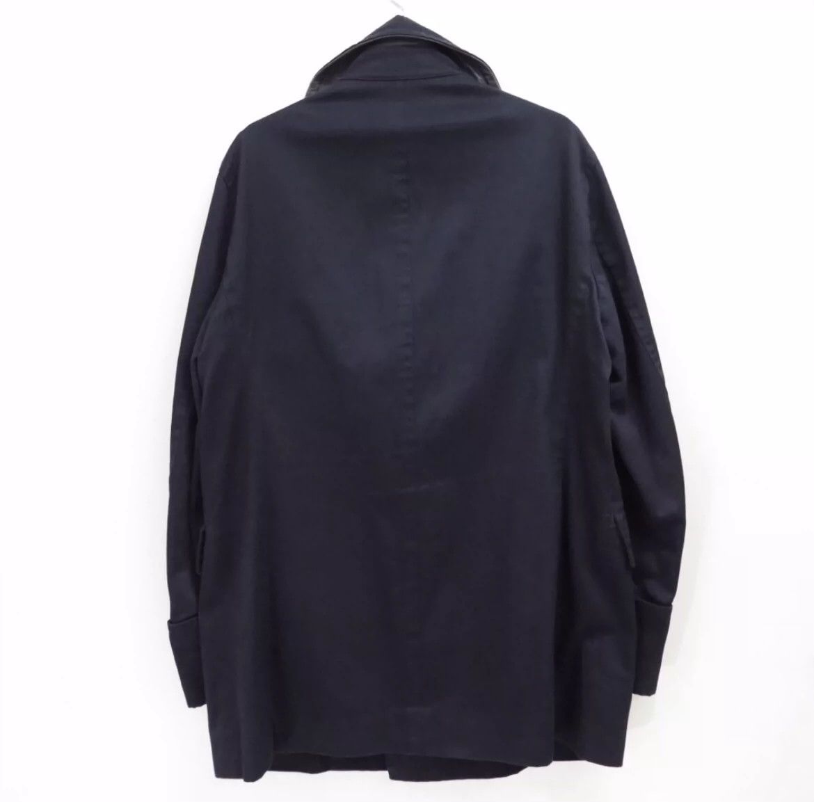 Yohji Yamamoto Yohji Yamamoto | 2003Aw Show Leather Double-Sided Coat -DMC Size US XXL / EU 58 / 5 - 6 Thumbnail
