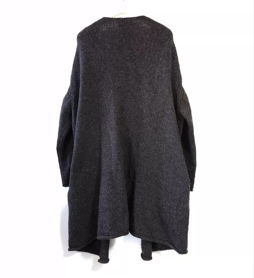 Yohji Yamamoto Yohji Yamamoto | 2006Aw Heavy Woven Wool Robe Coat -DMC Size US L / EU 52-54 / 3 - 3 Thumbnail