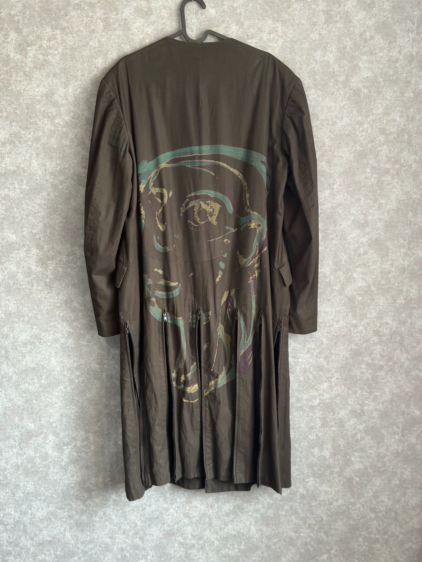 Yohji Yamamoto Yohji Yamamoto Pour Homme 20Ss Look4 Zipper Coat Coat -DMC Size US M / EU 48-50 / 2 - 4 Thumbnail