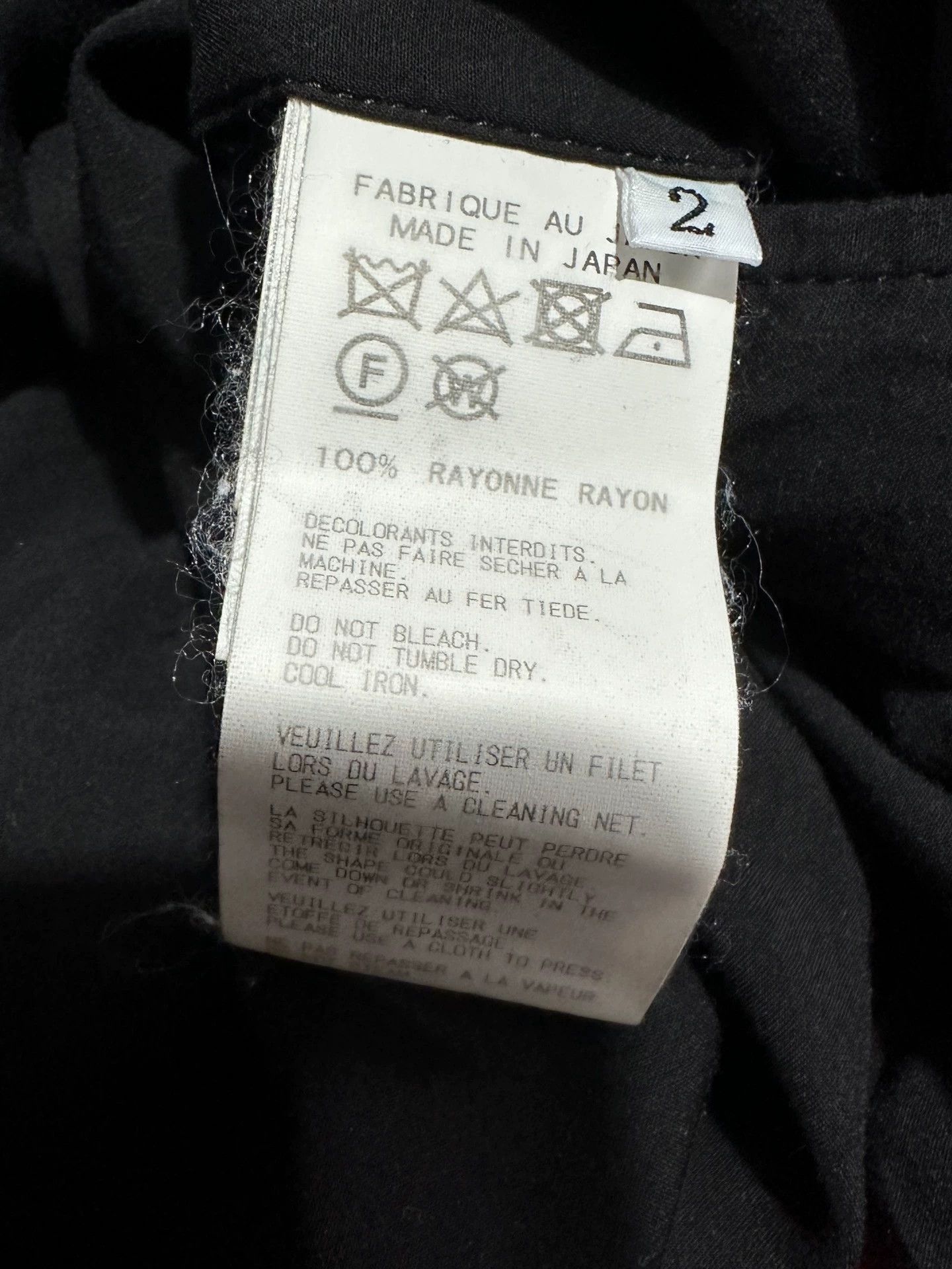Yohji Yamamoto Yohji Yamamoto 19Ss Black Silk Balun Pants Crow Pants Air -DMC Size US 32 / EU 48 - 6 Thumbnail