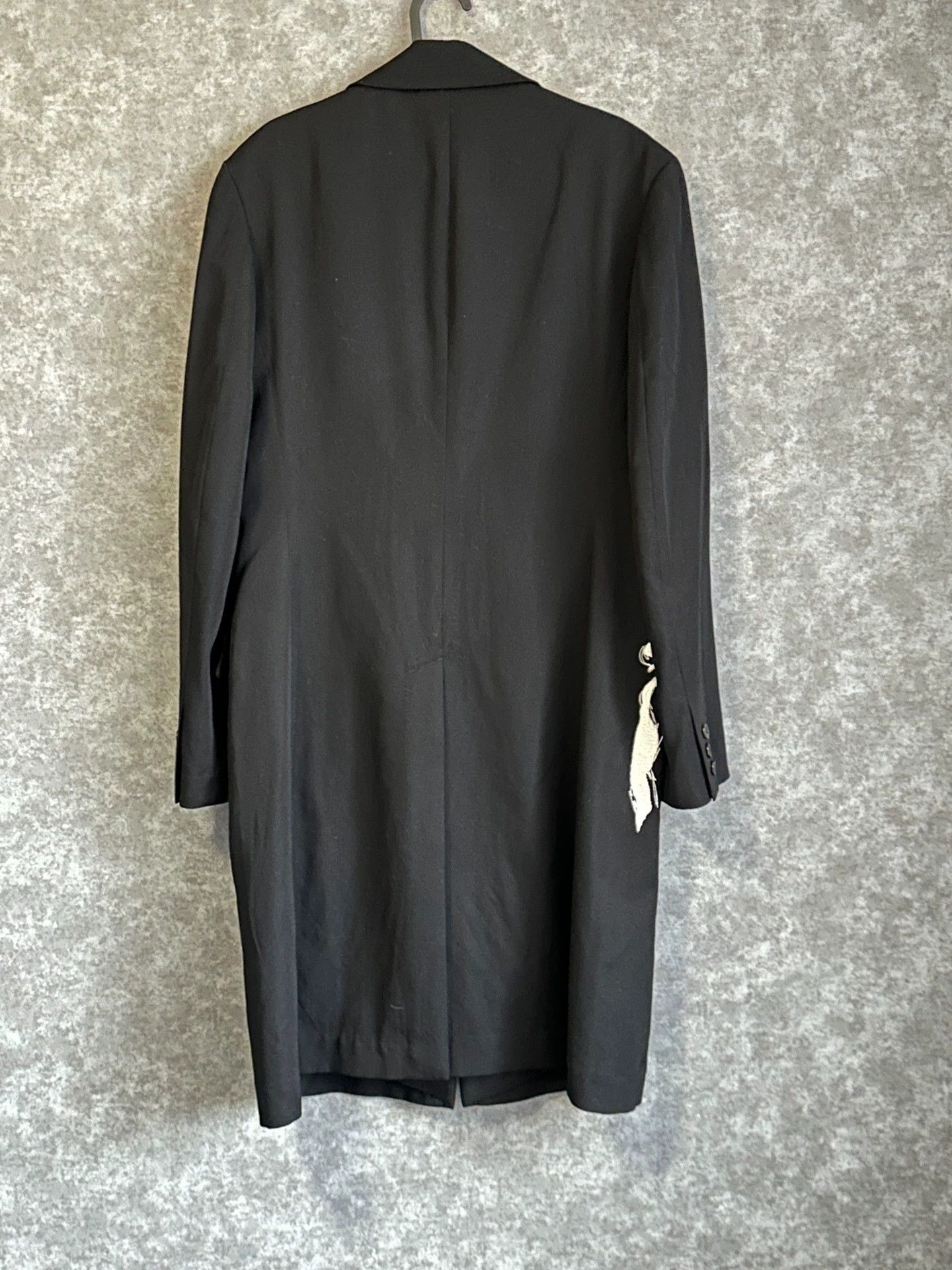 Yohji Yamamoto Yohji Yamamoto Pour Homme 2020Ss Wool Embroidered Coat -DMC Size US S / EU 44-46 / 1 - 3 Thumbnail