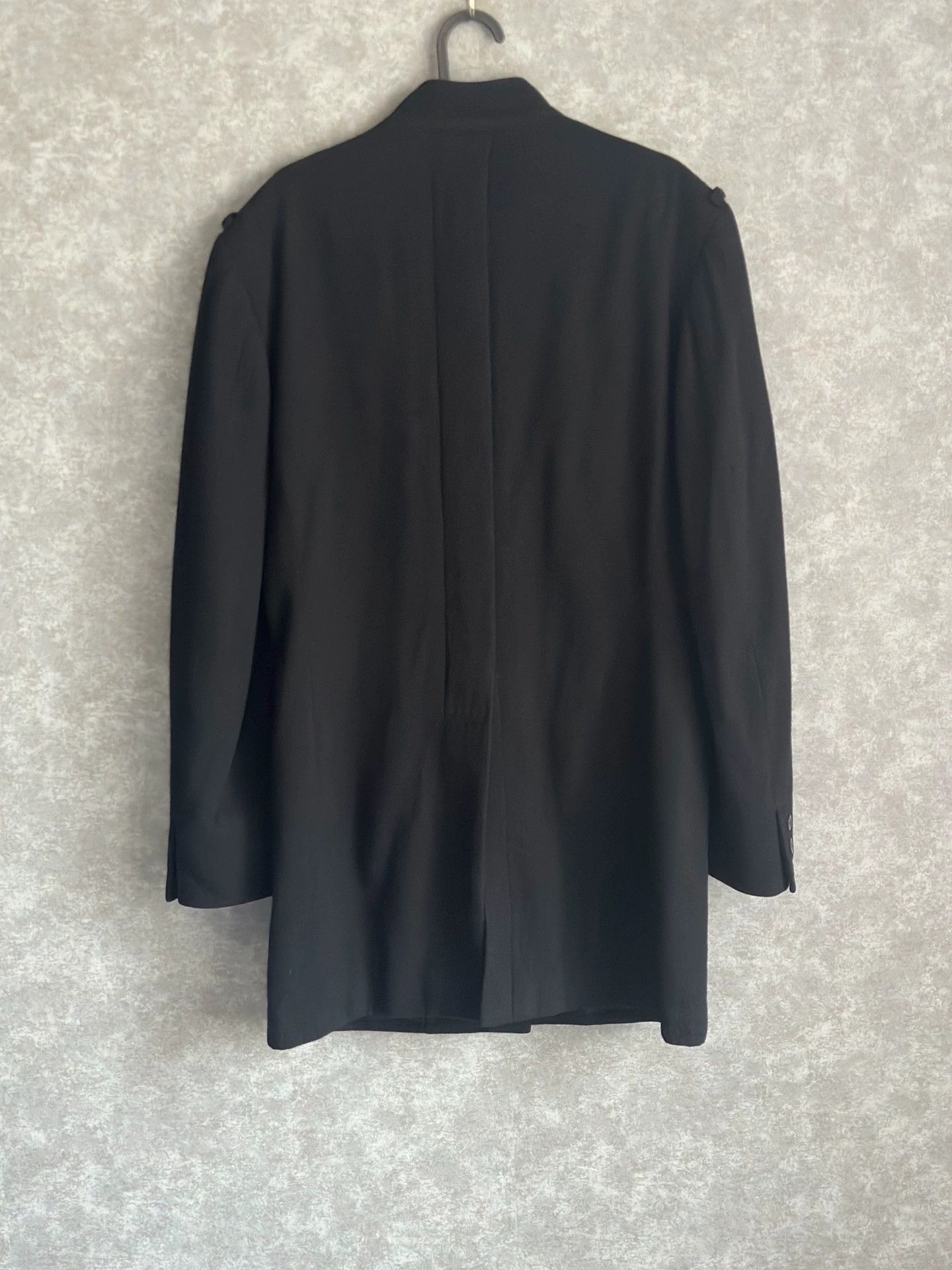 Yohji Yamamoto Yohji Yamamoto Pour 07Aw Black Stand Collar Wool Coat -DMC Size US M / EU 48-50 / 2 - 4 Thumbnail