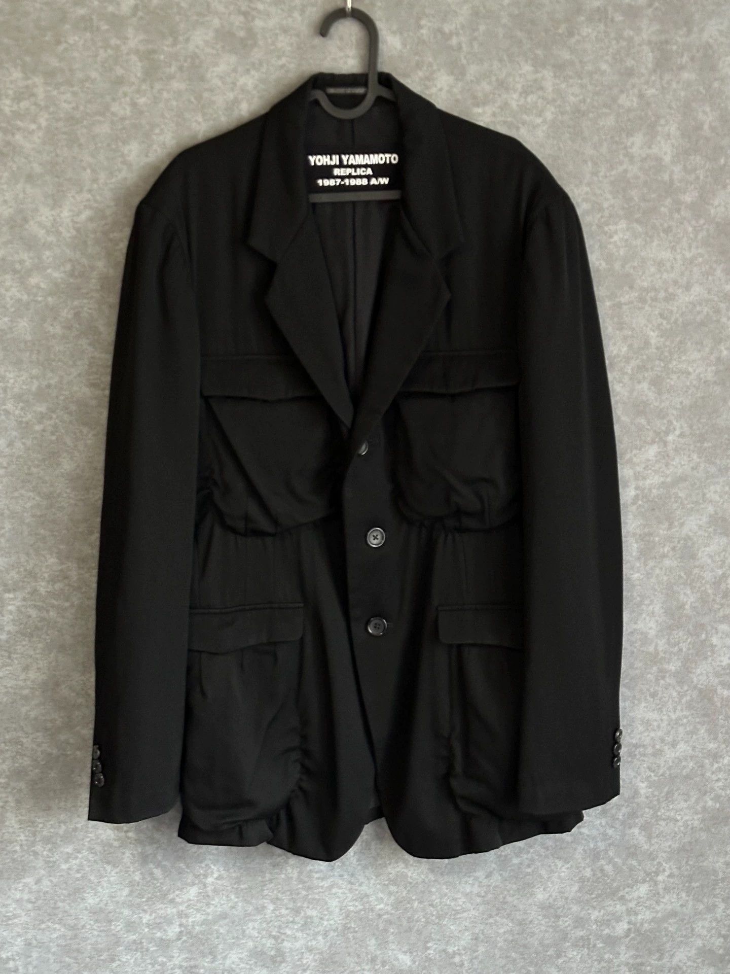 Yohji Yamamoto Yohji Yamamoto Pour Homme 87Aw Replica Pocket Jacket -DMC Size US L / EU 52-54 / 3 - 2 Thumbnail
