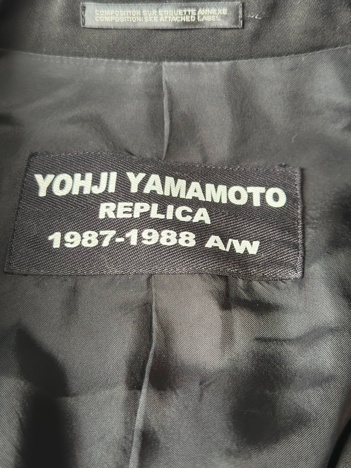 Yohji Yamamoto Yohji Yamamoto Pour Homme 87Aw Replica Pocket Jacket -DMC Size US L / EU 52-54 / 3 - 4 Thumbnail