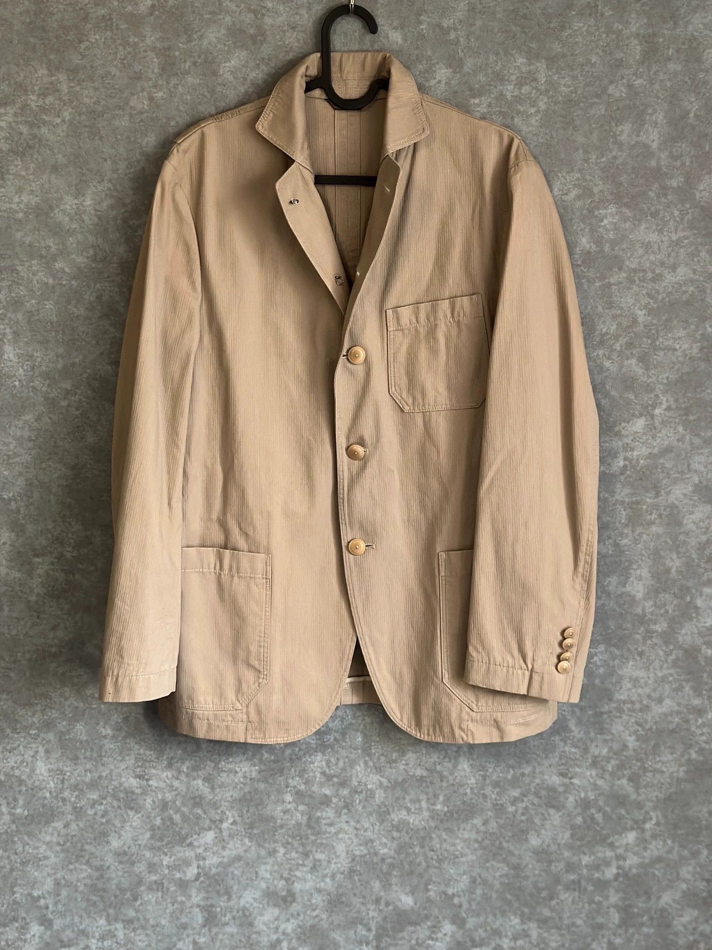 Yohji Yamamoto Yohji Yamamoto'S Early Aar Stand-Up Hard-Shell Suit Jacket -DMC Size US L / EU 52-54 / 3 - 2 Thumbnail