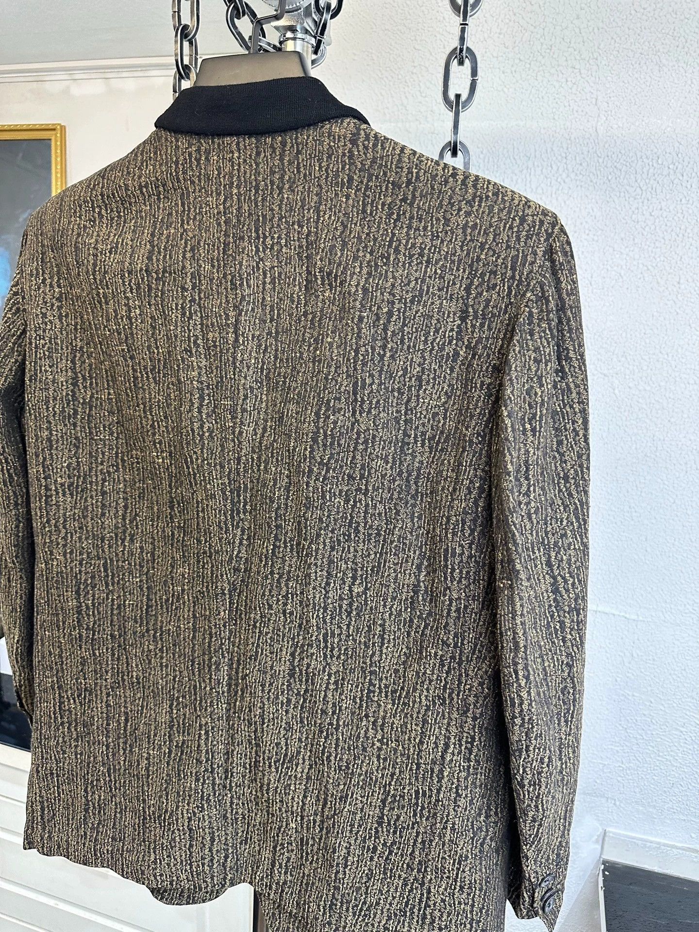Yohji Yamamoto Yohji Yamamoto Y'S '80S Textured Striped Suit -DMC Size US M / EU 48-50 / 2 - 5 Thumbnail