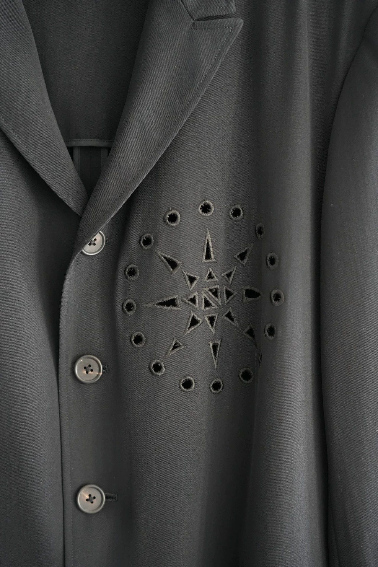 Yohji Yamamoto Yohji Yamamoto 90S First Year Flower Fire Hollowed Out Suit -DMC Size US M / EU 48-50 / 2 - 4 Thumbnail