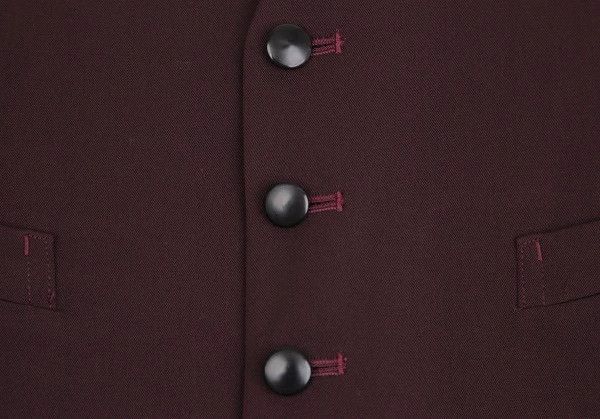 Yohji Yamamoto Yohji Yamamoto | 1993Aw Bordeaux Red Waistcoat -DMC Size US M / EU 48-50 / 2 - 2 Thumbnail