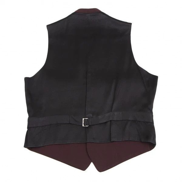 Yohji Yamamoto Yohji Yamamoto | 1993Aw Bordeaux Red Waistcoat -DMC Size US M / EU 48-50 / 2 - 5 Thumbnail