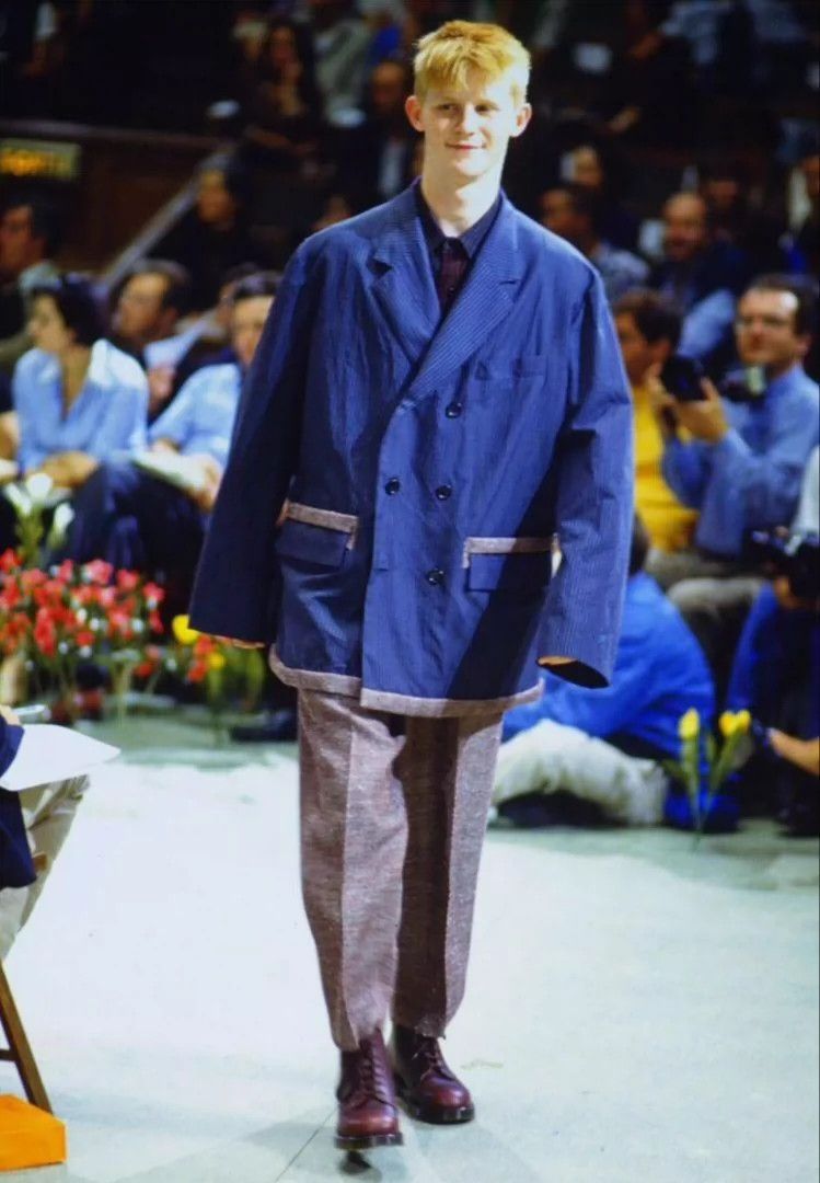 Yohji Yamamoto Yohji Yamamoto | 1996Ss Floral And Double-Breasted Silk Coat -DMC Size US M / EU 48-50 / 2 - 2 Thumbnail
