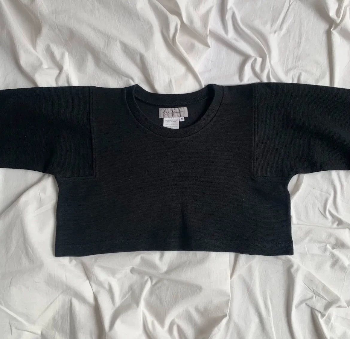 Yohji Yamamoto Yohji Yamamoto | 1990S Cropped Top - -DMC Size US M / EU 48-50 / 2 - 3 Thumbnail