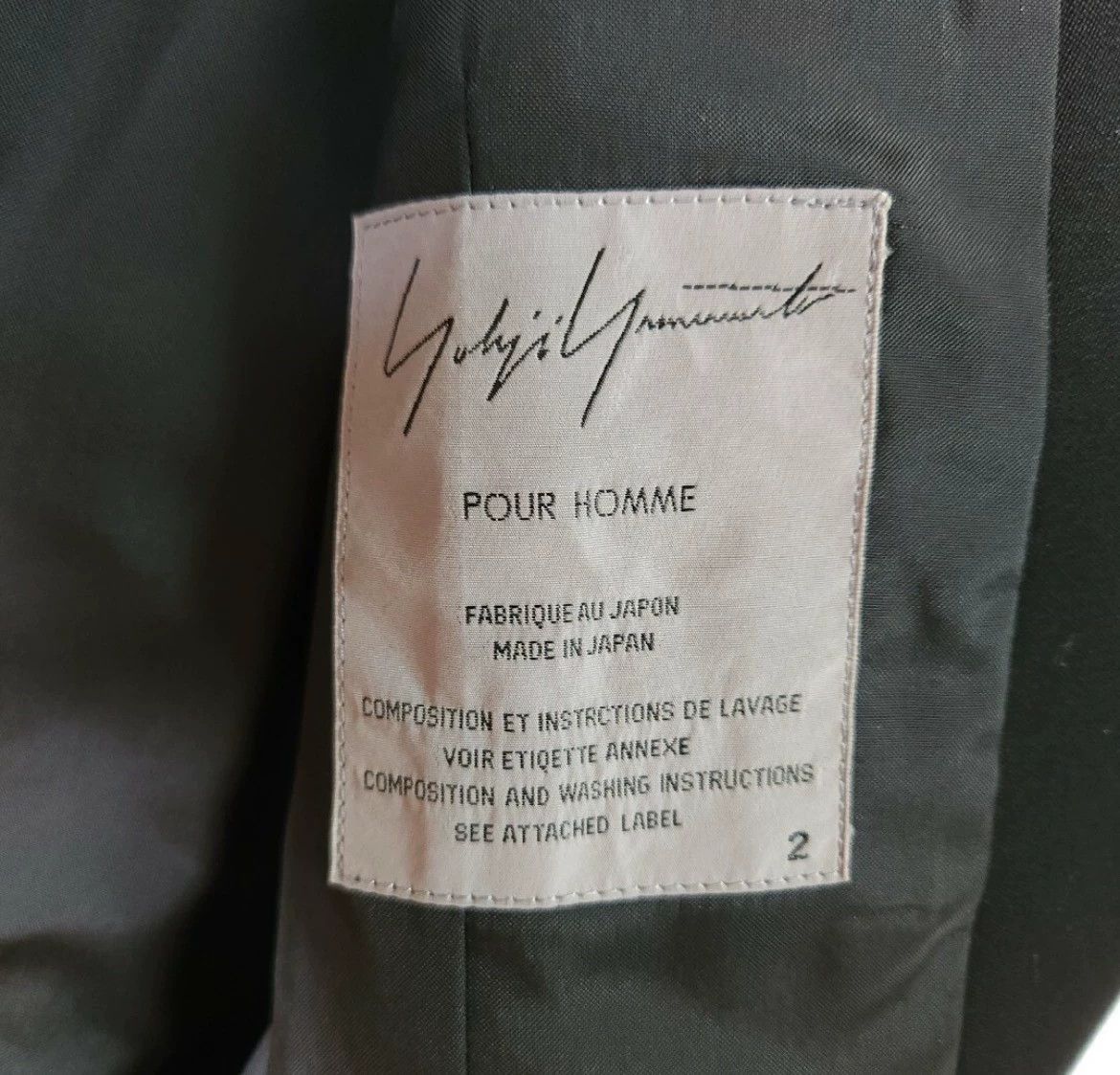 Yohji Yamamoto Yohji Yamamoto 2003Aw Sheepskin Collar Wool Coat -DMC Size US M / EU 48-50 / 2 - 5 Thumbnail