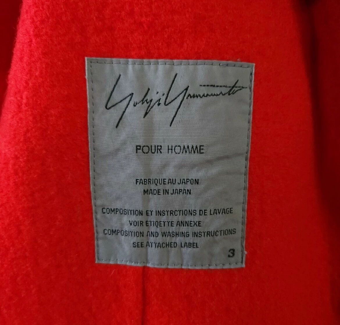 Yohji Yamamoto Yohji Yamamoto | 2001Aw Show Fleece Coat - -DMC Size US L / EU 52-54 / 3 - 5 Thumbnail